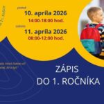 Read more about the article Zápis do 1. ročníka na šk. rok 2026/27