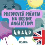 Read more about the article Predpoveď POČASIA na anglickom jazyku v 4.B a 4.D