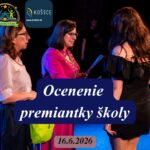 Read more about the article Ocenenie Premiantky školy- 16.6.2026